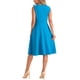 thumbnail image 3 of INSPIRE CHIC Vestido de cóctel de noche para mujeres, elegante, acampanado, sin mangas, midi, formal, talla XL, azul lago, 3 of 5