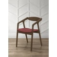 thumbnail image 2 of HMD Joplin Dining Chair (Set of 6), Red/Brown, 2 of 4