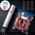 thumbnail image 2 of MDHAND Handheld Vacuum Sealers with 10 Flat Valve Bags, Rechargeable 1200mAh Battery, 65kPa Suction, 2 of 8