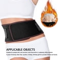thumbnail image 3 of Lumbar Support Belt for Back, Flexible Lightweight Warm for Cycling Hiking Provides Gentle Support for Arthritic Backs Cold Stomach Back Discomfort or Sedentary Office, 3 of 7