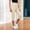 Khaki, variant on Fnooota Women's Capri Pants, Casual Drawstring Summer Elastic Waist Cargo Capris Gray Size S-2XL