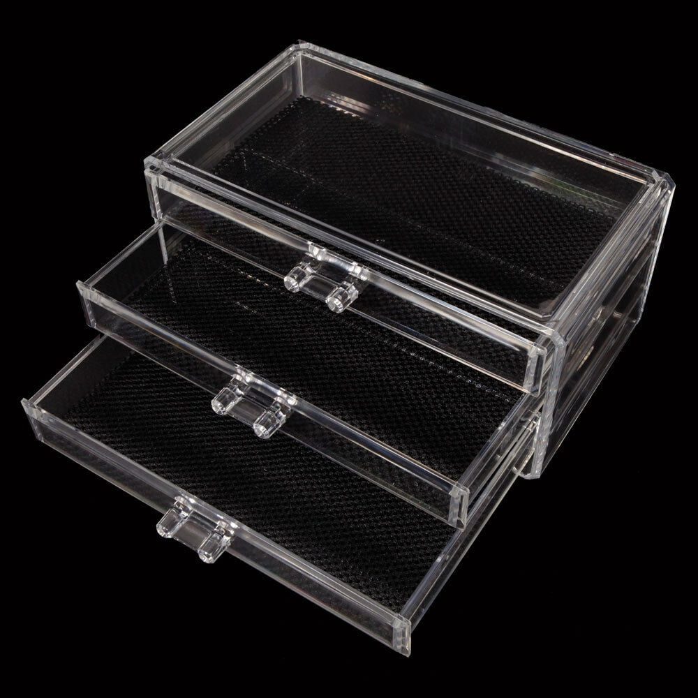 Ktaxon Makeup Case Cosmetic Jewelry Organizer Drawer Holder