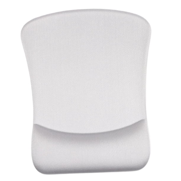Alfombrilla de ratón para ordenador, cómoda, antideslizante, base de PU, ergonómica, con muñeca Gris