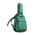 thumbnail image 2 of Bolsa de guitarra que lleva una mochila de 42 pulgadas resistente al agua Soft Professional Softed Oxford Case de viaje de tela acústica de guitarra Verde, 2 of 8