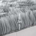 thumbnail image 5 of TWINNIS Super Soft Shaggy Faux fur Area Carpet for Home Decor,3'x5',Gray, 5 of 7