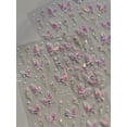 thumbnail image 3 of SOFTSOUL Calcomanías para uñas 5D en relieve con tulipanes y mariposas, 3 of 6