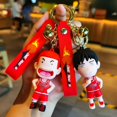 thumbnail image 4 of Llavero nuevo de dibujos animados de Anime Kawaii Slam Dunk Sakuragi Hanamichi, modelo de PVC, mochila escolar, colgante, juguetes para llaves, regalos para fanáticos de los niños, 4 of 4