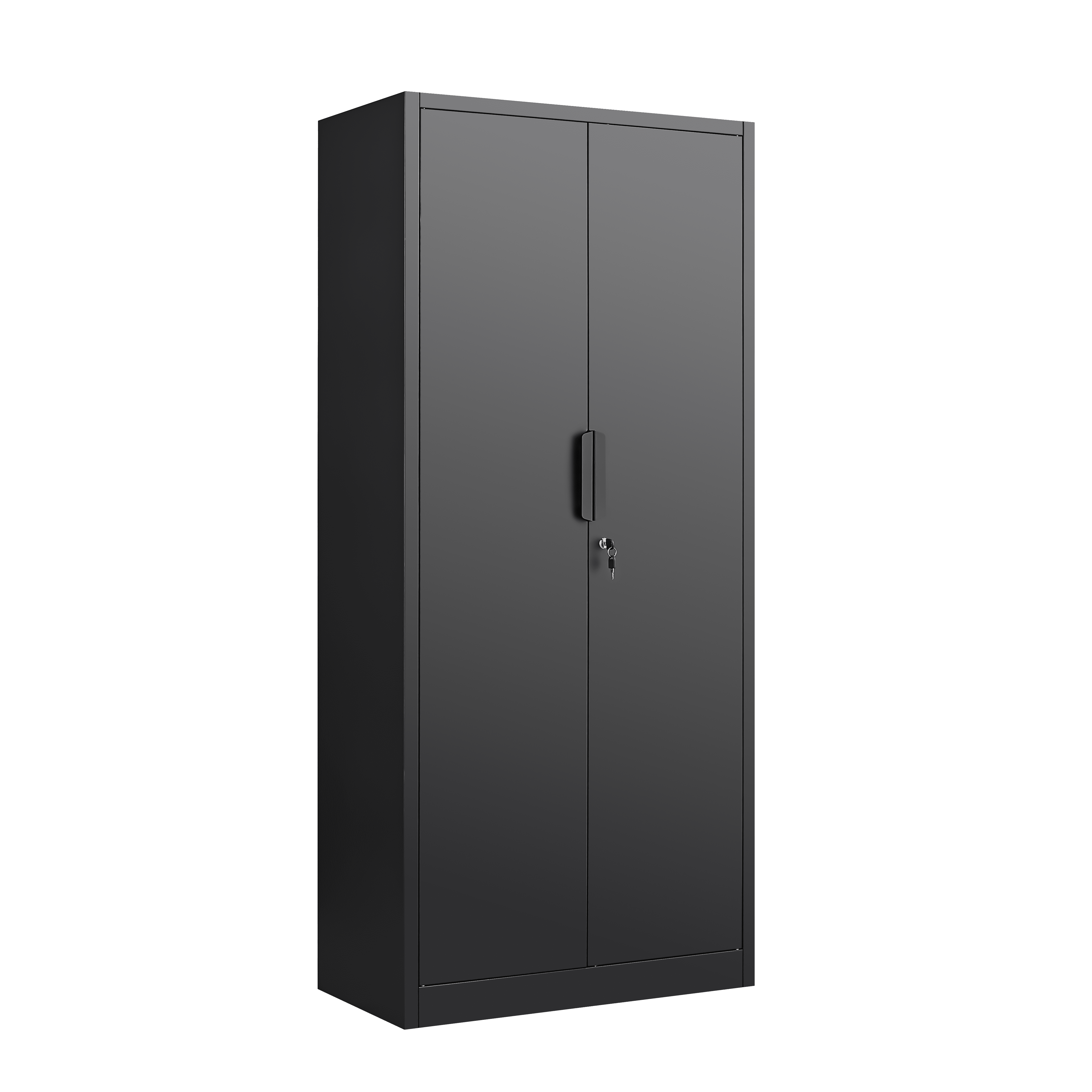 Office File Cabinets 70-Inch 2-Door File Cabinet with Lock, 4 Adjustable Shelves, Heavy-Duty Steel Construction, for Commercial Office, Home Office, Legal Size & Letter File Storage, Organization Ca