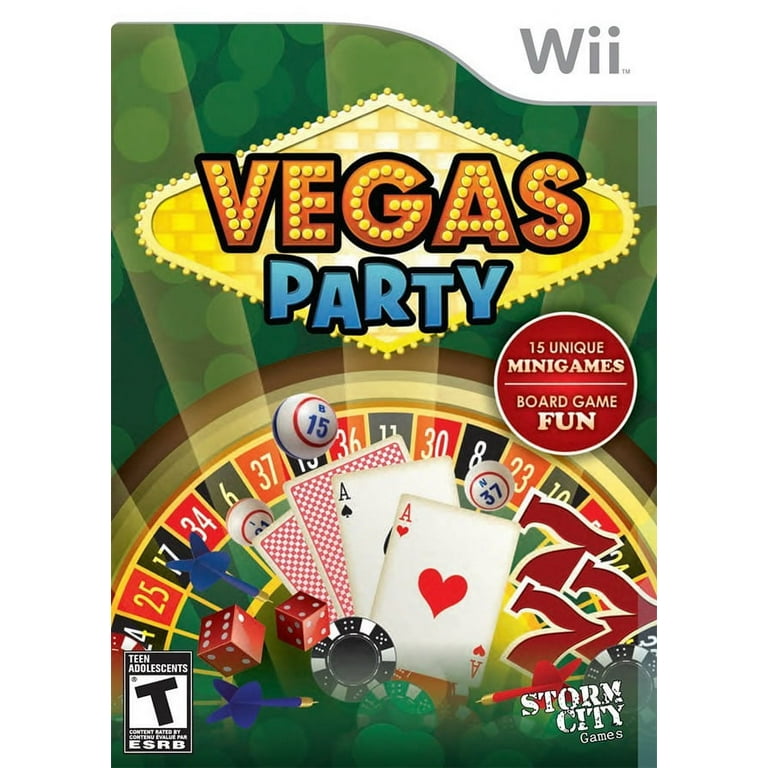 Wii★VEGAS PARTY 海外版★新品未開封 Pre-Owned Vegas Party, 15 Unique MiniGames, Board Game Fun for Wii