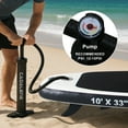 thumbnail image 5 of OZVMZQ 10' Inflatable Stand up Paddle Board, with Premium Accessories, Durable PVC Material, Non-slip EVA Deck, Yoga Fishing, for Kid & Adult, 5 of 10