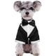 thumbnail image 1 of Kuoser de esmoquin para perro, negro, para bodas, fiestas de cumpleaños, talla S, 1 of 7