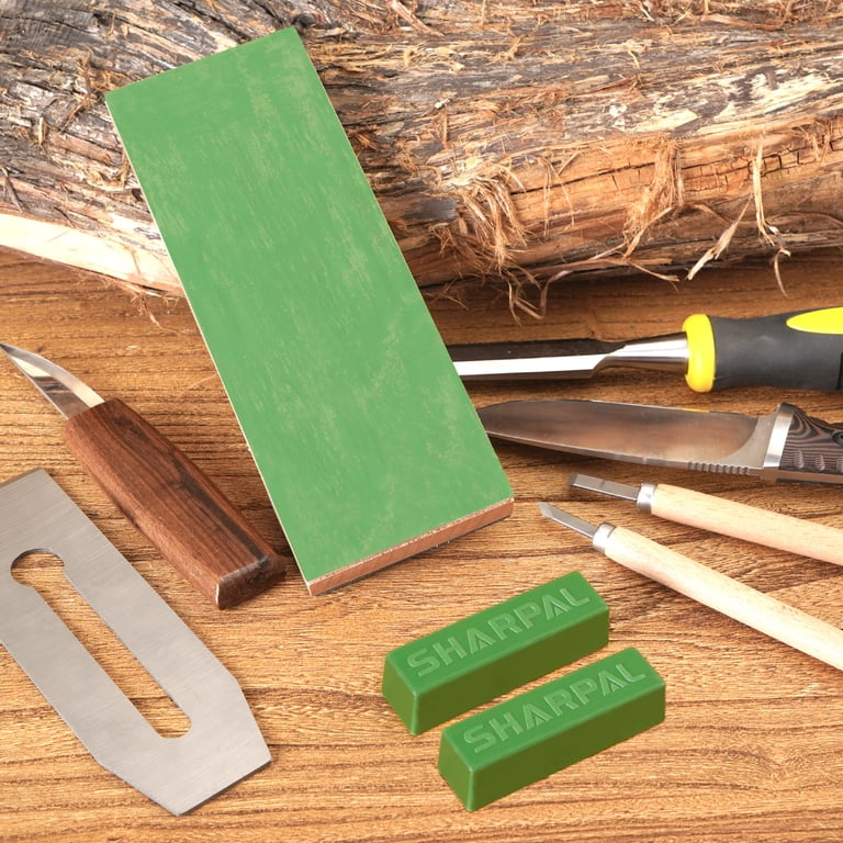 Sharpal 208H Knife Polishing Compound Fine Green Buffing Leather