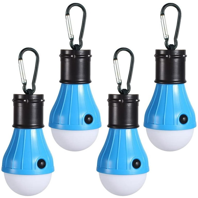 4 Pack Portable Outdoor Battery Operated Camping Bulb Lights