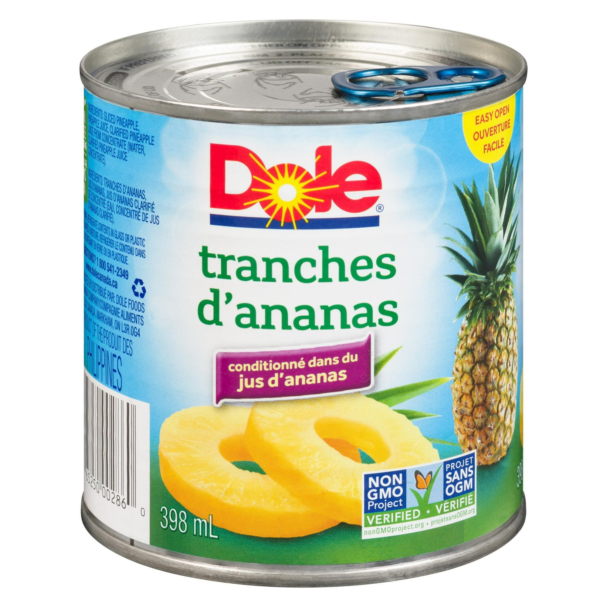 Tranches d'ananas dans du jus d'ananas de Dole