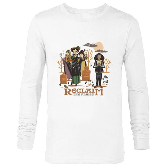 Disney Hocus Pocus 2 Reclaim the Flame - Long Sleeve T-Shirt for Men - Customized-White