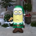 thumbnail image 2 of Gemmy Christmas Airblown Inflatable Kevin as Elf w/Bell Universal, 3.5 ft Tall, Multicolored, 2 of 4
