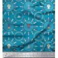 thumbnail image 3 of Soimoi Rayon Crepe Fabric Paisley Panel Fabric Prints by Yard 46 Inch Wide, 3 of 3