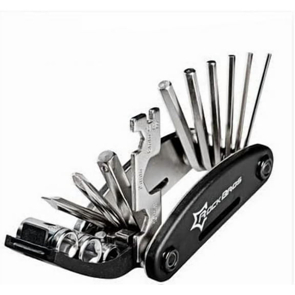 ROCKBROS Bike Maintenance Combination Tool Multi Function Folding Tool Set Black GJ1601