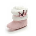 thumbnail image 5 of Baby Girl Soft Booties Winter Snow Boots Infant Toddler Newborn Warm Shoes, 5 of 5