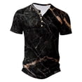 thumbnail image 5 of IROINNID Big and Tall T Shirts for Men, Lightweight Thin Basic Lapel V-Neck Botton Casual Printed Summer Blouses for Men, 5 of 5
