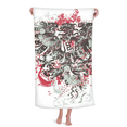 thumbnail image 1 of Design Pattern Graffiti Street Hand Towel Bath Facecloth Soft Cotton Washcloth, 1 of 4
