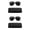 2PK - Gunmetal + Gray Lenses, variant on EYE ZOOM Aviator Style Blue Light Blocking Bifocal Reading Glasses and Anti UV400 Sunglasses Bifocal Readers (Gunmetal, +2.50)