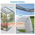 thumbnail image 5 of Clear Greenhouse Replacement Cover for 5.9'x3.5'x5'H Portable Mini Gardening Planter Greenhouse, 5 of 6