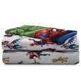 thumbnail image 3 of Avengers Kids 3-Piece Twin Sheet Set, Microfiber, White, Marvel, 3 of 8