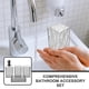 thumbnail image 2 of 1 Set Bathroom Kit Shampoo Hand Dispenser Toothbrush Cup Refillable, 2 of 5