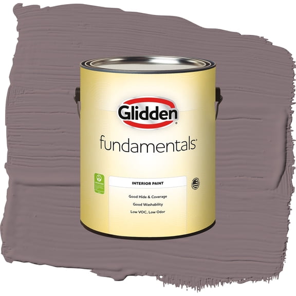 Glidden Fundamentals Choo Choo / Purple, Flat Interior Paint, 1 Gallon