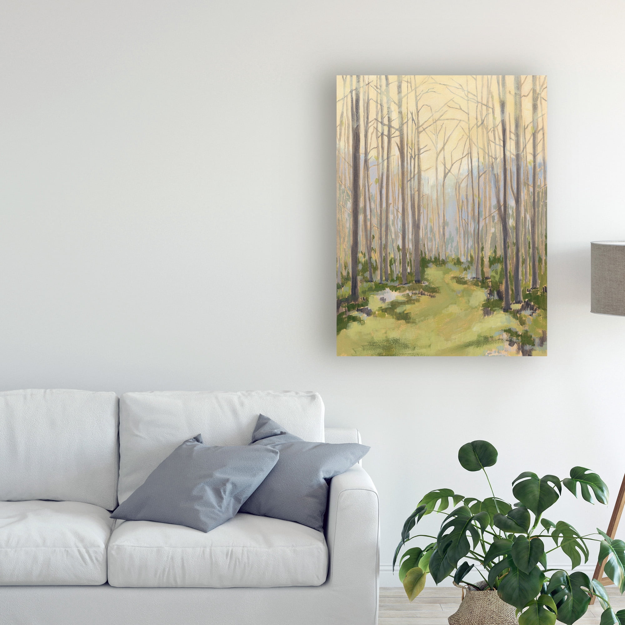 Trademark Fine Art 'Delicate Forest I' Canvas Art by Megan Meagher