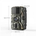 thumbnail image 2 of Dl001 Hunting Trail Camera 16MP 1080p HD Wildlife Scouting Camera With 12m Night Vision Motion Sensor Ip66 Waterproof 32GB Card, 2 of 5