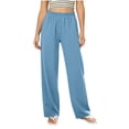 thumbnail image 2 of SOOMLON Scrub Pants for Women Plus Size Straight Leg Long Pants Elastic Waist Trousers with Pockets Soft Work Clothes, 2 of 9
