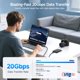 thumbnail image 3 of Cable USB4 Matters USB 4 de 20 Gbps, USB 4, 2 m, Thunderbolt 4, 3 of 7
