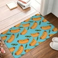 thumbnail image 4 of Pofeuu Hot Dog 5 Print Flannel Doormats Rug16"x24"Rug Washable Doormats Indoor Outdoor Rugs for Layered Front Door Mats, Porch, Kitchen, Entryway, 4 of 7