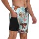thumbnail image 2 of Fotbe Cute Pug Dogs Traje de Baño para Hombre – Shorts de Natación de Secado Rápido con Forro y Bolsillos-Medium, 2 of 6