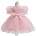 thumbnail image 2 of Baby Girls Bowknot Butterfly Dress Halloween Princess Flower Wedding Birthday Gown, 2 of 7
