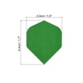 thumbnail image 2 of Uxcell Dart Flights, 9 Pack PET Darts Accessories Replacement Parts Green, 2 of 5