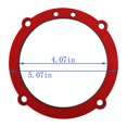 thumbnail image 6 of 501001 Cap Gasket For Framing F-350S F-250S-Pp F400S F325C, 6 of 6