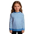 thumbnail image 2 of Tiijoy Boys Striped Crewneck Sweatshirt Kids Casual Long Sleeve Pullover Top, Sizes 3-14, 2 of 6