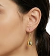 thumbnail image 4 of 14K Gold Plating Teardrop Leverback Earrings for Women s Waterdrop Tear Drop Dangle Earrings Jewelry Hypoallergenic Silver Teardrop Leverback Dangle Earring for Women Gifts, 4 of 7