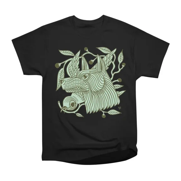 Beast Bird with berries T-Shirt Tee Gift For Him Merch For Her Apparel For Friend
