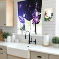 thumbnail image 5 of Purple Butterflies Balloon Curtains 63 Inch Length for Living Room/Bedroom, Modern Abstract Fantasy Gradient Rod Pocket Privacy Door Curtains Decorative Tie Up Shade for Window 52"x63", 5 of 8