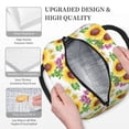 thumbnail image 5 of Haiem Sunflowers Printed Lunch Bag Women, Lunch Box Lunch Bag for Women, Small Leakproof Cute Lunch Tote Large Capacity Reusable Insulated Cooler Lunch Container, 5 of 6