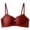 Red, variant on Women's Seamless Underwire Bra Fashion Solid Color Deep V For Small Chest Lift Seamless Innocent Lightweight,Breathable bras