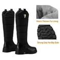 thumbnail image 6 of Women Boots Winter Flat Thick Knee-High Warm Knight Snow Boot, 6 of 7