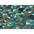thumbnail image 1 of Ahgly Company Indoor Rectangle Patterned Black Eel Black Area Rugs, 7' x 9', 1 of 6