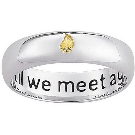 Memorial Sentiment Ring in Sterling Silver