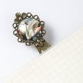 thumbnail image 5 of Swans Elegant Vintage Copper-Colored Lace Bookmarks Set of 2 - Stainless Steel Book Markers for Gifts, Readers, and Book Lovers, 5 of 5
