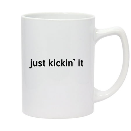 

Just Kickin’ It - 14oz Ceramic White Statesman Coffee Mug White